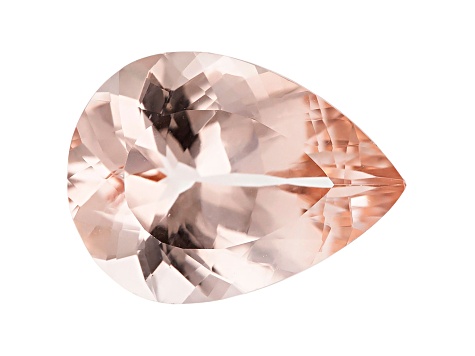 Morganite 16x12mm Pear 7.04ct