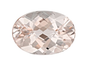 Morganite 14x10mm Oval Checkerboard Cut 5.15ct