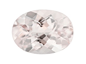 Morganite 13.5x10mm Oval Checkerboard Cut 4.80ct