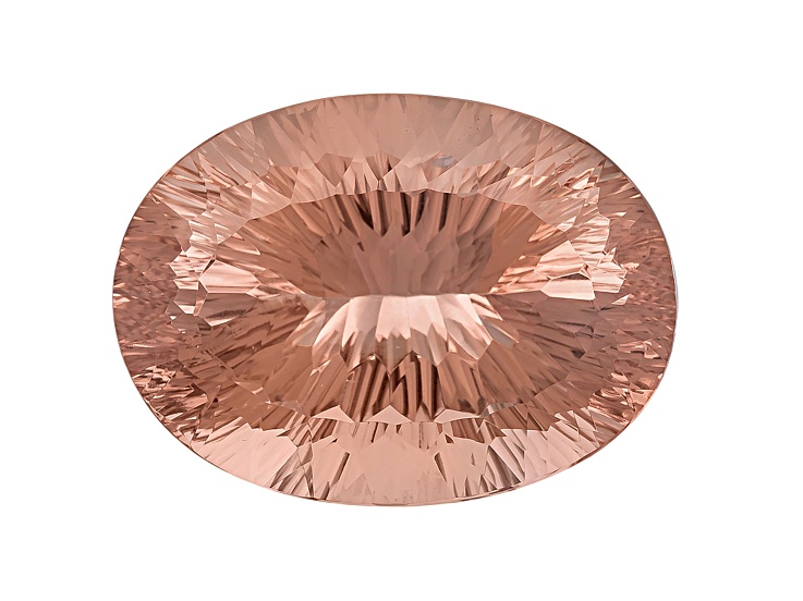 Morganite 30.11x22.08mm Oval Quantum Cut 65.34ct