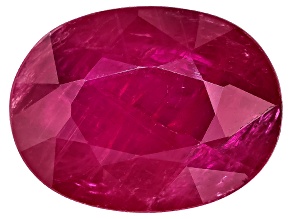 Ruby 8x6mm Oval Mixed Step cut 1.25ct