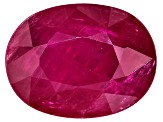 Ruby 8x6mm Oval Mixed Step cut 1.25ct