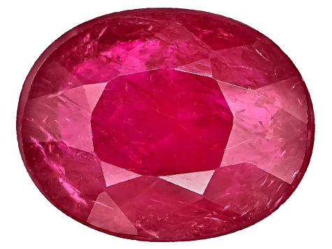 Ruby Oval Mixed Step cut 1.00ct