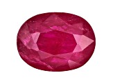 Ruby Oval Mixed Step cut 1.25ct
