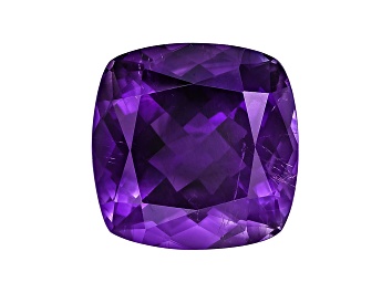 Picture of Amethyst With Needles 16mm Square Cushion 14.50ct