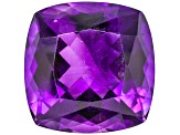Amethyst with Needles 15.5mm Square Cushion 13.00ct