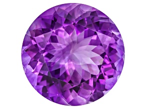 Amethyst With Needles 15.5mm Round 11.75ct