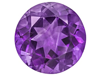 Picture of Amethyst with needles 14mm round 8.50ct