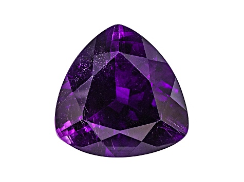 Amethyst With Needles 16.5mm Trillion 13.00ct