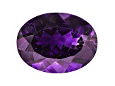 Amethyst With Needles 16.5x12.5mm Oval 9.50ct