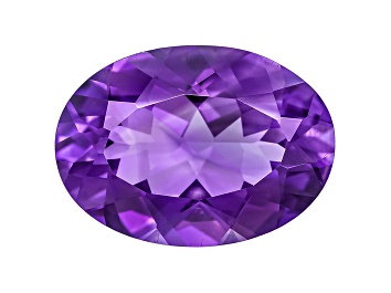 Picture of Amethyst With Needles 18x13mm Oval 11.00ct