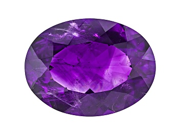 Picture of Amethyst With Needles 20x15mm Oval 15.50ct