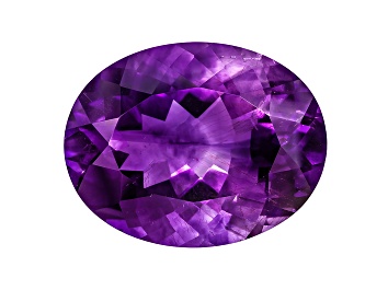 Picture of Amethyst With Needles Oval 25.00ct