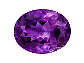 Amethyst With Needles Oval 25.00ct