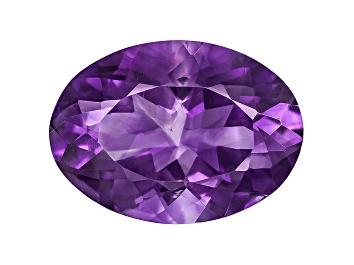 Picture of Amethyst With Needles 18x13mm Oval 9.00ct