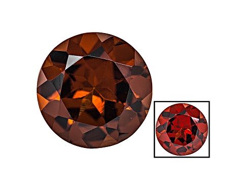 Honey Red Garnet Color Shift 9mm Round 3.00ct