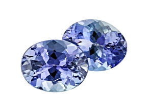 Tanzanite 9x7mm Oval Matched Pair 4.01ct