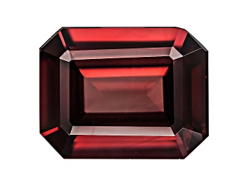 Picture of Red Zircon 9x7mm Emerald Cut 2.50ct