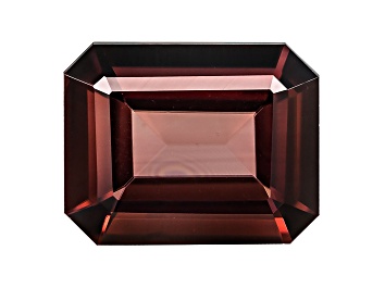 Picture of Red Zircon 9x7mm Emerald Cut 3.50ct