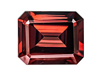 Picture of Red Zircon 11x9mm Emerald Cut 6.25ct