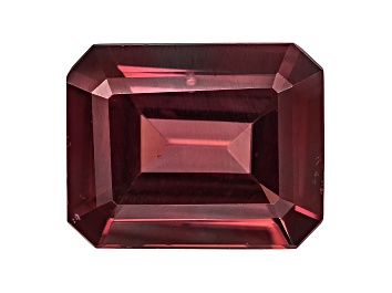 Picture of Red Zircon 11x9mm Emerald Cut 4.75ct