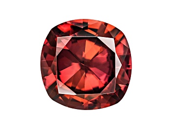 Picture of Red Zircon 9mm Square Cushion 3.25ct