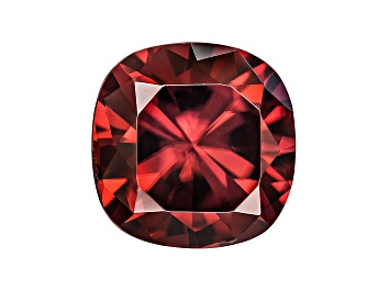 Picture of Red Zircon 8mm Square Cushion 3.00ct