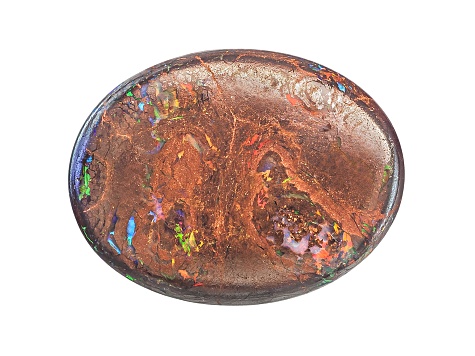 Opal Boulder in Matrix 20x15mm Oval Cabochon