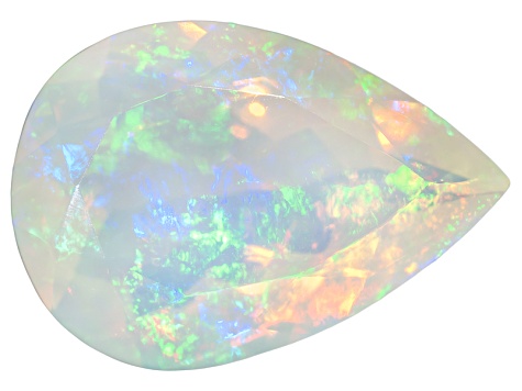 Ethiopian Opal 14x10mm Pear Shape 3.00ct