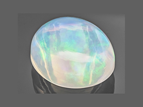 Ethiopian Opal 12x10mm Oval Cabochon 2.25ct