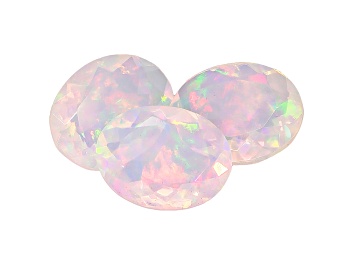 Picture of Ethiopian Opal 9x7mm Oval Set of 3 2.65ctw