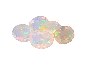 Picture of Ethiopian Opal 9x7mm Oval Set of 5 4.50ctw