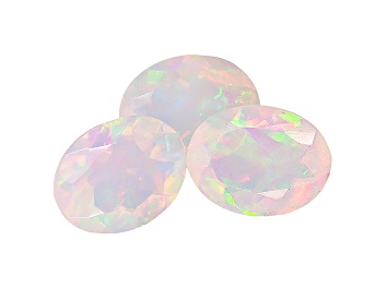 Picture of Ethiopian Opal 9x7mm Oval Set of 3 2.65ctw