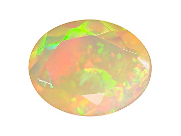 3.80 Cts Weight Of 13x10 Mm Size Ethiopian Mined Natural Ethiopian Opal Oval Cabochons Most Beautiful Stone Of Vived Flashes #NY1530S