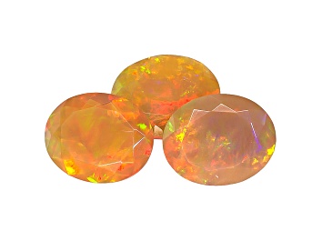 Picture of Ethiopian Opal 11x9mm Oval Set of 3 6.00ctw