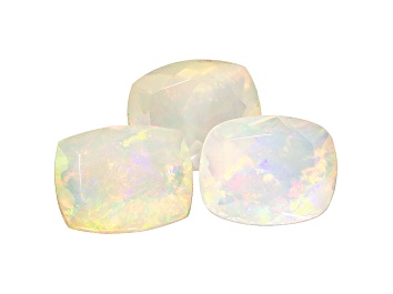 Picture of Ethiopian Opal Cushion Set of 3 6.05ctw
