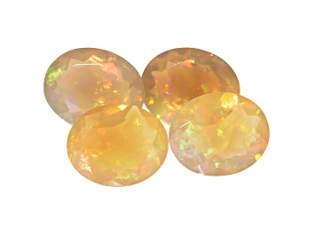 Picture of Ethiopian Opal 11x9mm Oval Set of 4 7.60ctw