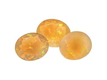 Picture of Ethiopian Opal 11x9mm Oval Set of 3 6.73ctw