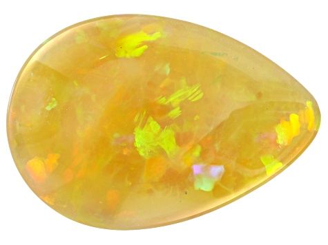 Ethiopian Opal 16.8x11.6mm Pear Shape Cabochon 5.40ct