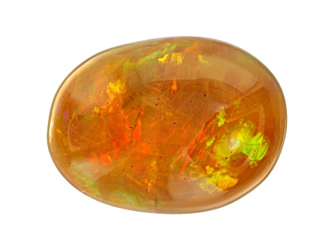 Ethiopian Opal 16x12mm Oval Cabochon 6.10ct