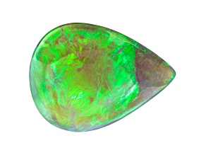 Ethiopian Opal 14.6x11mm Pear Shape Cabochon 3.71ct