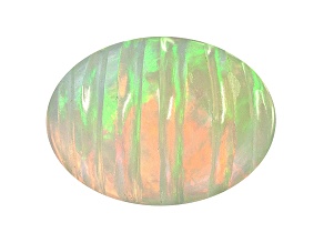 Ethiopian Opal 8x6mm Oval Cabochon Carved .75ct