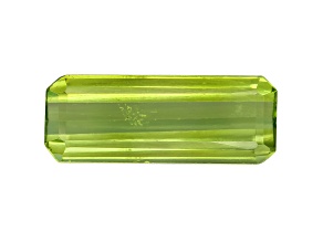 Peridot 17x6.5mm Emerald Cut 4.71ct
