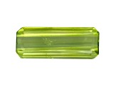 Peridot 17x6.5mm Emerald Cut 4.71ct