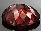 Pre-Owned Red Zircon 13x11mm Oval 8.00ct