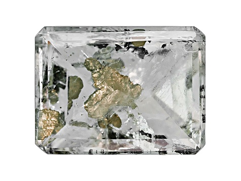 Quartz 20x15mm Rectangular Octagonal Mirror Cut 17.50ct