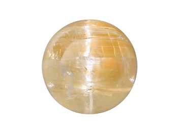 Picture of Rutilated Quartz Cats Eye 6.5mm Round Cabochon 1.50ct