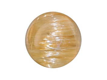 Picture of Rutilated Quartz Cats Eye 7mm Round Cabochon 1.50ct