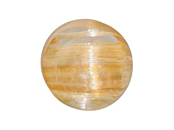 Picture of Rutilated Quartz Cats Eye 7.5mm Round Cabochon 1.75ct