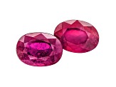 Ruby 7x5mm Oval Matched Pair 1.75ctw